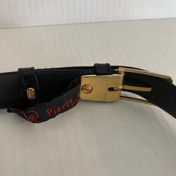 Pierre Cardin women’s black leather belt 46“ Pierre Cardin women main image 3